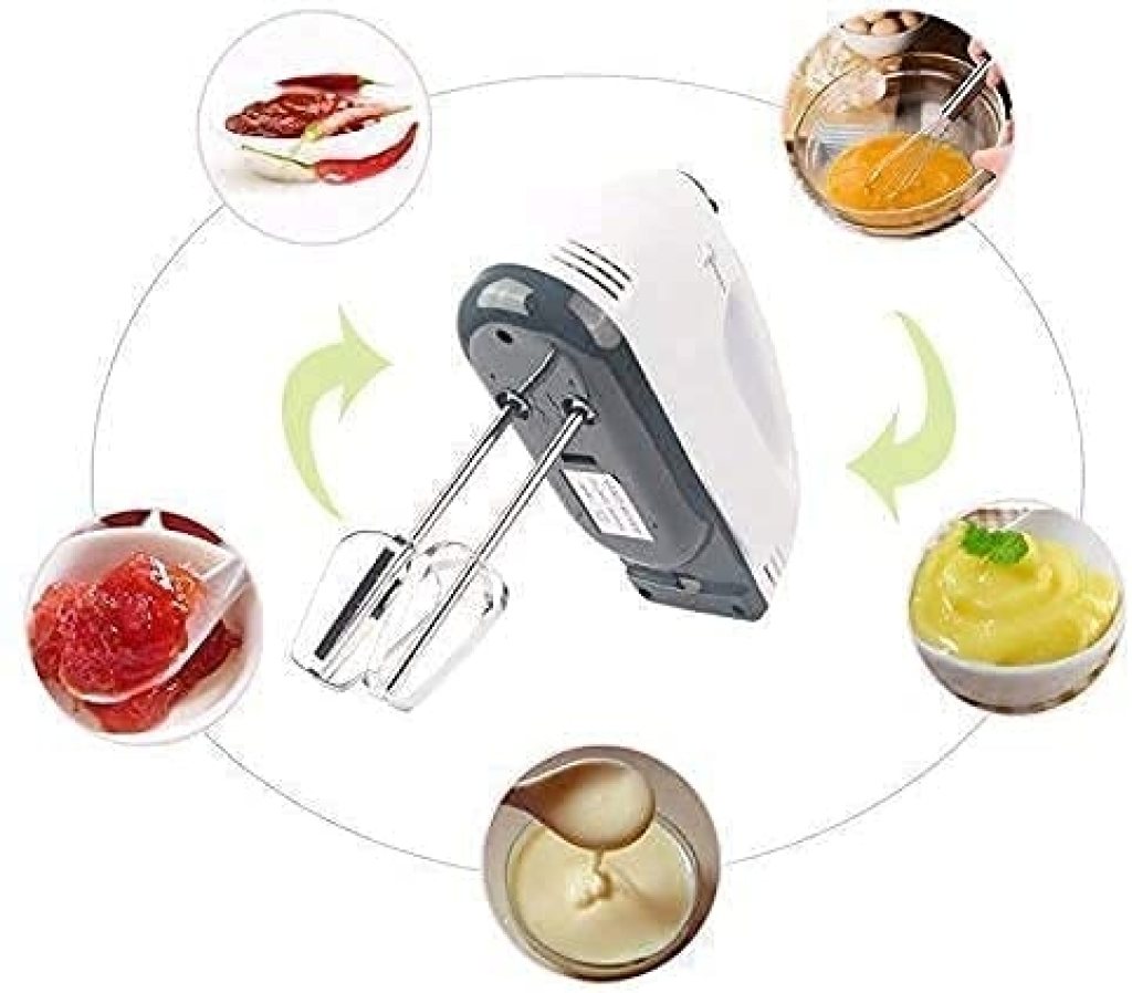 260W Egg Beater Electric Hand Mixer 7 Speed Kitchenware