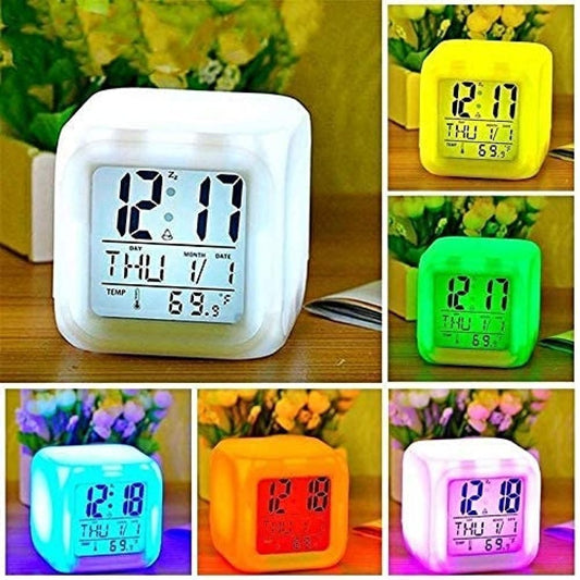 7 Color Change Clock Home Improvement