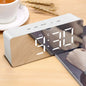 Digital Mirror Clock LED Display Alarm Cock Home Improvement