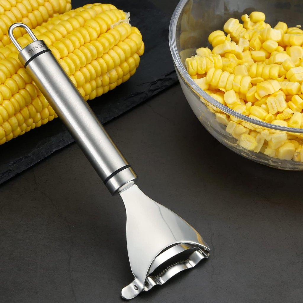 Stainless Steel Corn Peeler Home & Kitchen