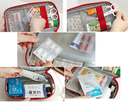 First Aid Travel Medicine Pouch Travelling Bags