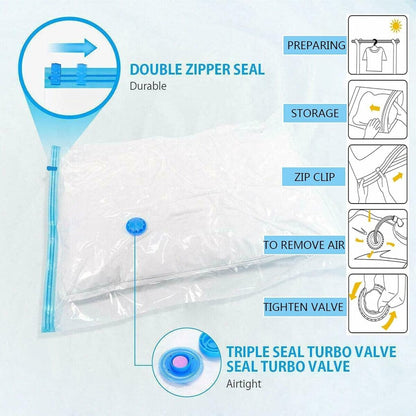 Big Vacuum Storage Bag with Pump 5 Bag 1 Pump Home Improvement