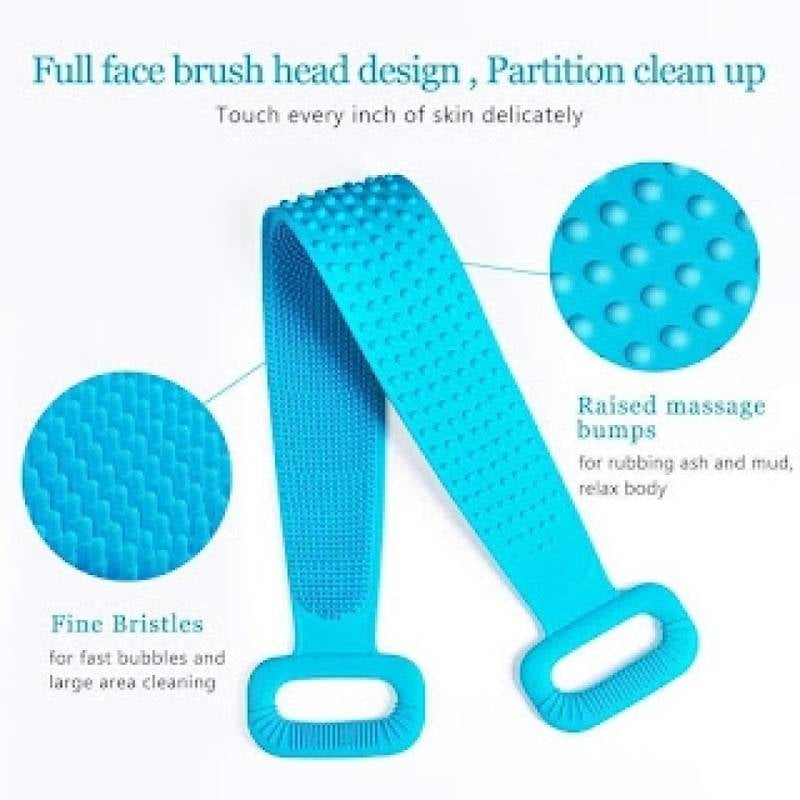 Silicone Body Scrubber Belt Bath Belt