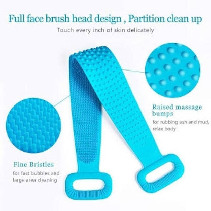 Silicone Body Scrubber Belt Bath Belt