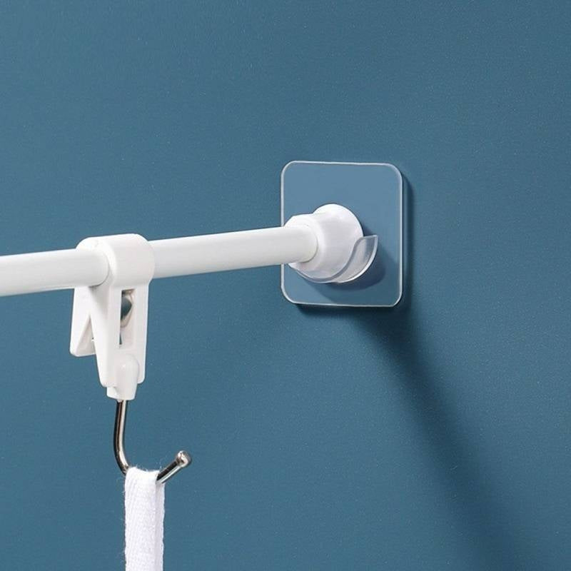 U Shape Closet Shower Rod Bracket Holder