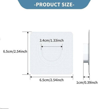 U Shape Closet Shower Rod Bracket Holder