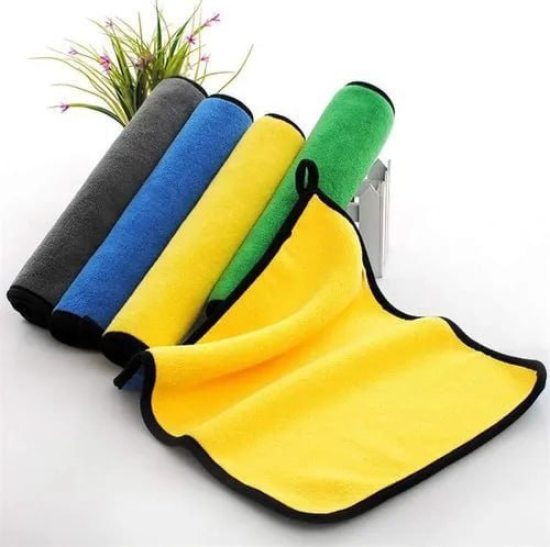 Magic Cleaning Towel 30x40 cm – Super Absorbent, Soft & Durable Microfiber Cloth (Multi colour)
