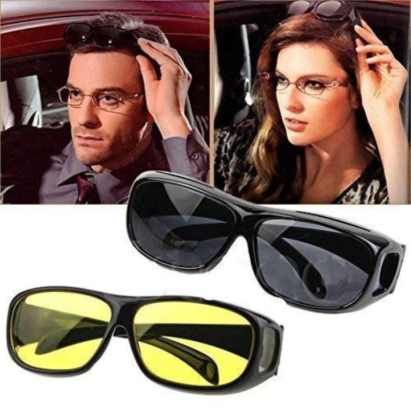 HD Vision Goggles – Day and Night Vision Goggles (Pack of 2) for Clear, Comfortable Viewing