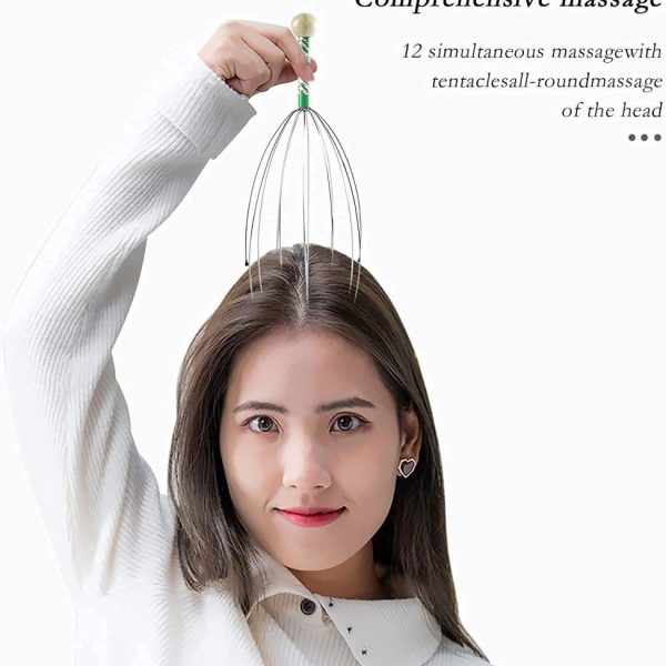 Head Scalp Massager Tool for Stress Relief & Relaxation