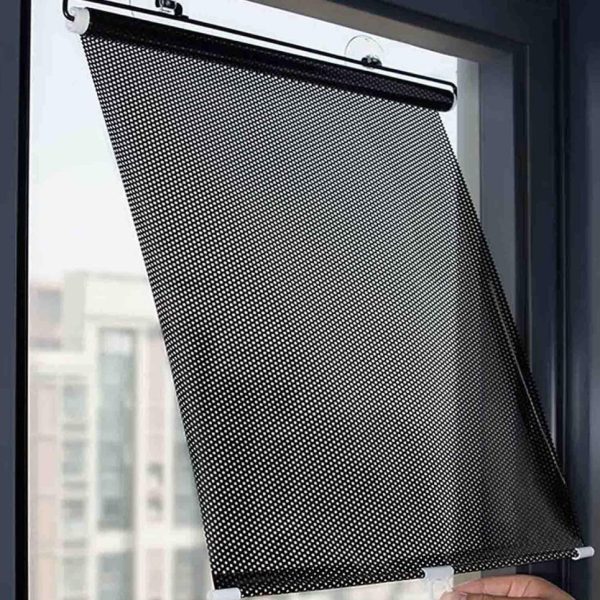 Portable Blackout Curtain Sunshade with Suction Cups for Windows (Kitchen, Bedroom)